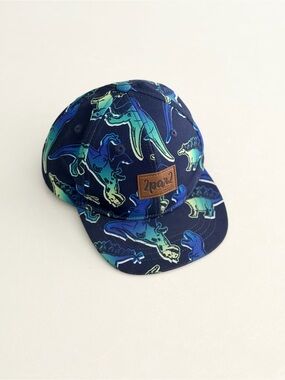 Deux par Deux Kids Dinosaur Cap • Size 3-6yrs